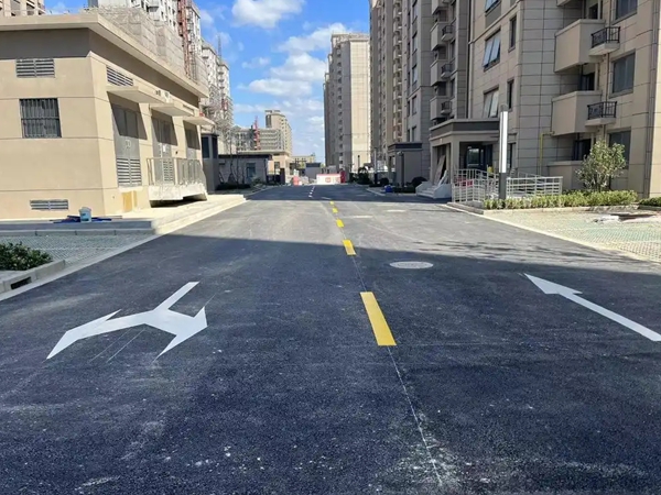 天台柔性基层沥青道路施工